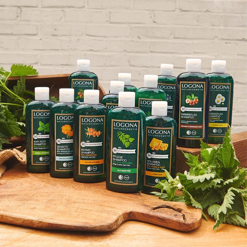 LOGONA Naturkosmetik Organic Aloe Vera Moisturising Shampoo