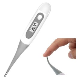EURI Flexible Digital Thermometer for Babies, Children and Adults, Body Thermometer for Fever, Quick Response, Axillary, Right or Oral Temperature Measurement