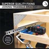 OMIDEAS 15 x Corner Bracket (90 x 90 x 1.5)