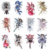 Glitter Fairies Fun Temporary Tattoos - Set of 15