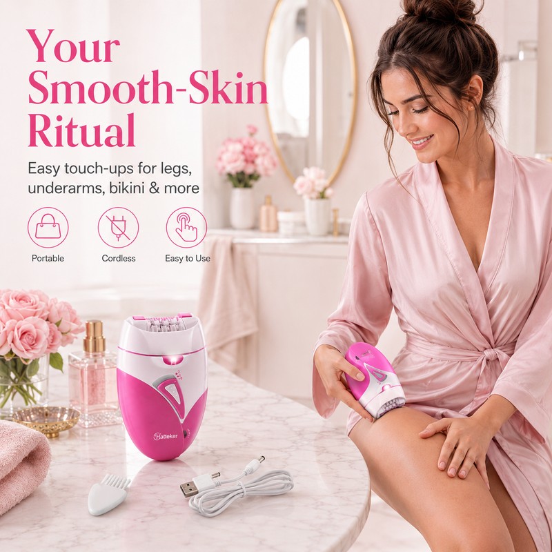 USB Rechargeable Epilator for Women – Full Body Hair Remover