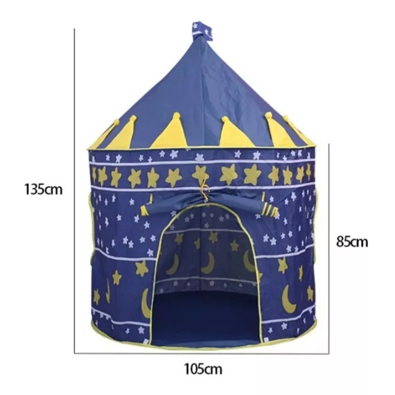 MDS Castillo Casita Infantil Plegable Portátil Niños