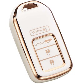 Tautrophen Key Fob Cover 2015-2022 for Honda Accord Civic Insight CRV CRZ FIT HRV Odyssey Ridgeline Pilot Case Holder Shell