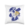 Angel Fish Throw Pillow, 16x16, Multicolor