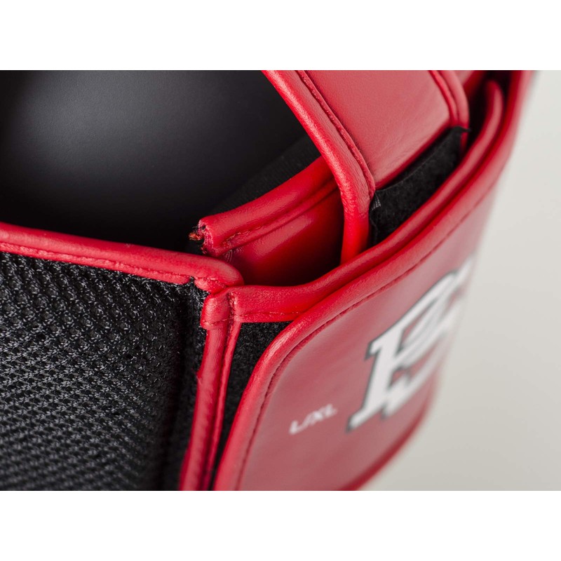 Paffen Sport STAR MESH Sparring headguard; black/red; Size: S/M