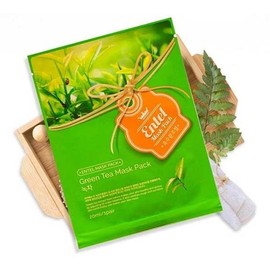 Mask Pack Face Pack Sheet Skin Care Cosmetics Green Tea 10 Packs 3ea