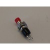 PARTS EXPRESS Momentary N.O. Classic Small Push Button Switch Red