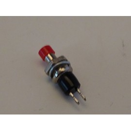 PARTS EXPRESS Momentary N.O. Classic Small Push Button Switch Red