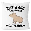 KEUSPI Capybara Pillow Covers 18x18,Capybara Gifts for Girls Capybara Lovers,