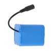 RC Boat Battery 7.4V 17000mAh Large Capacity Safe Charge Light