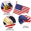 Anley 12 Pack USA Stick Flag 18" x 12" Handheld