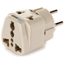 OREI Type H Adapter Israel – US to Israel Plug Adapter, Travel Plug Adapter for Israel – CE Certified & RoHS Compliant Israel Power Adapter
