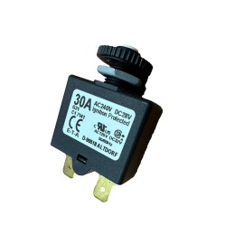 ETA CIRCUIT BREAKER DC MARINE PUSH TO RESET ETA 0013171 30AMP DC 12V MARINE BOAT RV