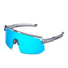 BATFOX Polarized Sport Sunglasses for Men & Women,Cycling Glasses with TR90 Frame for Running Cycling Fishing Driving
