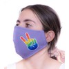 Headmost Comfymask 3 Layer Large Fabric Facemask: Water Repellent, Washable,