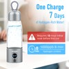 Hydrogen Water Bottle 5000PPB: 11.2oz Glass Hydrogen Water Bottle Generator