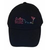 Birdie Babe Ladies Golf Hat Black Bling Womens Golf Cap