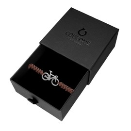 CODEONE Bicycle bracelet, men's bracelet, bicycle bracelet, women, bicycle bracelet, men, silver, bicycle bracelet, silver, men, women, gift box, pequeño, sterling silver, not applicable., Sterling