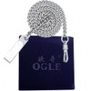 OGLE Waterproof Silver Magnifier Luminous Chain Fob Self Winding Automatic