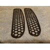 Corvette C5 CORVETTE  BLACK BRAKE DUCT  PLASTIC HONEYCOMB  GRILL GRILLE