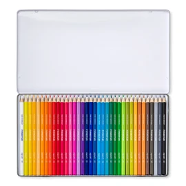 STAEDTLER 157 M36 Ergosoft Triangular Colouring Pencils - Assorted Colours (Tin of 36 Pencils)
