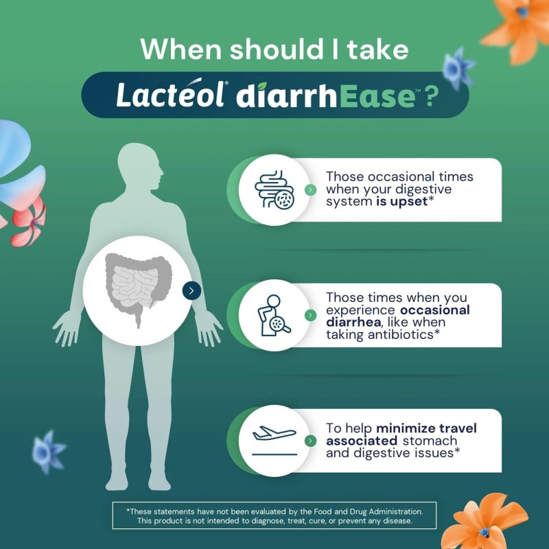 Lacteol Lactéol DiarrhEase Postbiotic Soothes Digestive Upset & Shortens Diarrhea
