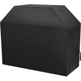 NEXCOVER 55 Inch Grill Cover - 600D Heavy Duty Waterproof and Weather Resistant BBQ Cover for Weber, Char Broil, Nexgrill - Fade Resistant, Black