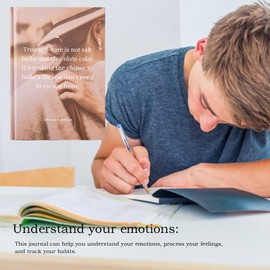 Reflection Notebook - Multifunctional Diary Notebook - Guided Manifestation Journal for Men Women, Daily Diary Journal Notebook, Affirmation Notebook