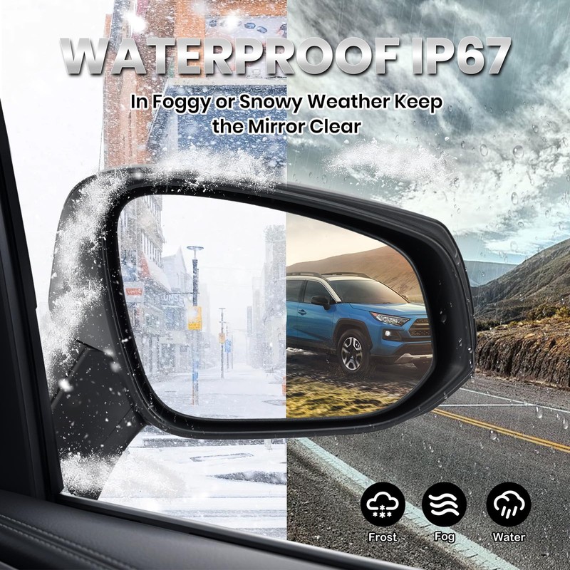Right Passenger Side Mirror Compatible with Toyota RAV4 2019 2020