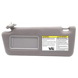 Aspaton Gray Sun Visor Compatible with Tacoma 2005-2015 7432004210B0 7432004120B0 Automobile Sun Visor with Light with Makeup Mirror Left