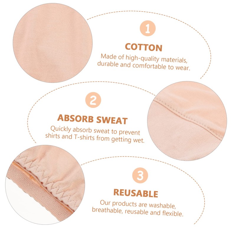 FOMIYES Men's Underarm Vest Sweat-Absorbent Vest Cotton Armpit Pads for
