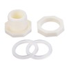 sourcing map Spigot Faucet Kit ABS G1/2 Female Bulkhead Fitting