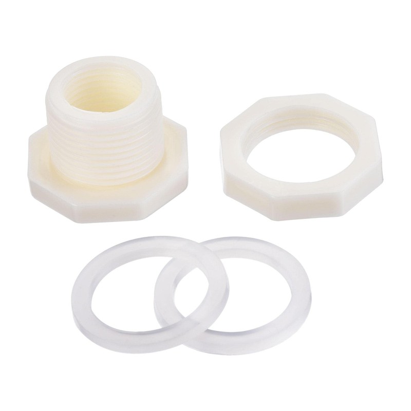 sourcing map Spigot Faucet Kit ABS G1/2 Female Bulkhead Fitting