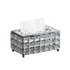 EINEY Crystal Tissue Case, Luxury Tissue Box, Mask Case, Paper