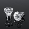 16PCS 25mm Diamond Shape Acrylic Knobs Furniture Drawer Cabinet Cupboard