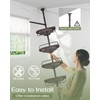ALLZONE Rustproof Shower Caddy Corner for Bathroom, Bathtub Storage Organizer