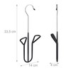 Relaxdays Shoe Hangers, Set of 3, Holder with Non-Slip Coating,