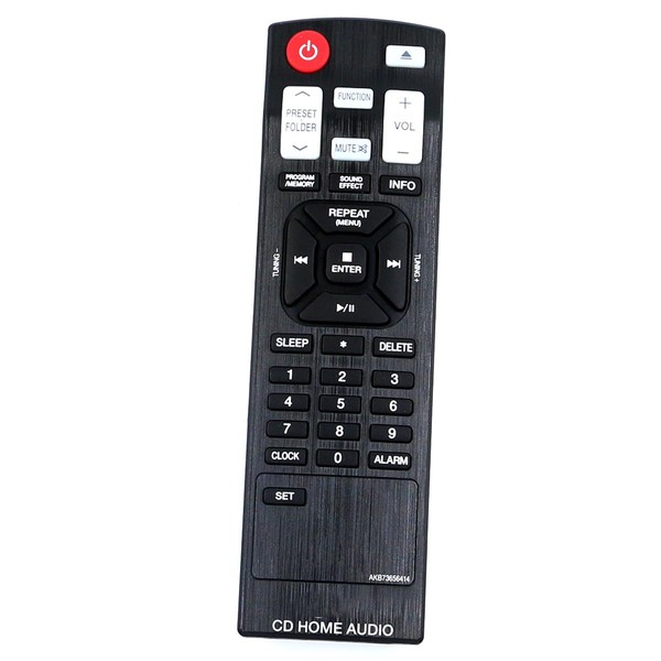 AKB73656414 Replacement Remote fits for LG CM2640 CMS2640F CM2740 CM2630