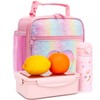 FlowFly Kids Lunch Box Insulated Soft Bag Mini Cooler Back