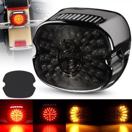 Nilight LED Tail Light Motorcycle Brake Turn Signal Driving LED Tail Lights