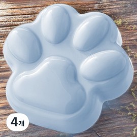 Cat foot health paw supplies, paw pad callus removal, paw grinder blue, 4 pcs. 84g / 고양이 발건강 발용품 발바닥 각질 굳은살 제거 발 그라인더 블루 4개 1개입 84g