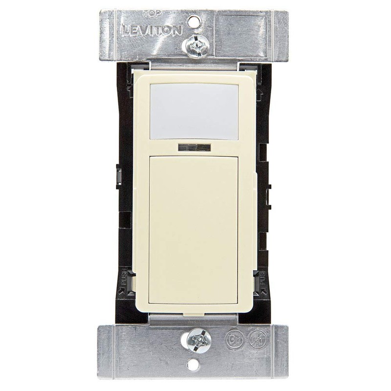 Leviton Smart Wallbox Sensor, PIR 15A Switching, 120-277VAC, App Configurable