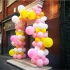 Pink & Yellow Balloons - 12 Inch Colorful Latex Balloons
