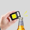 10 Piezas Linterna Lampara Recargable Led De Lampara Llavero Blanco