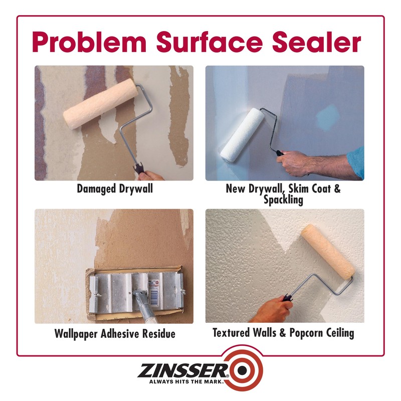 Zinsser 2301 Gardz Clear Problem Surface Sealer, Gallon