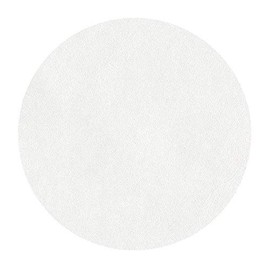 Caspari Round Luster Felt-Backed Coasters in Pearl - Set of 16