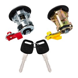 Kekadmai Door Lock Cylinder with 2 Keys Compatible with 1996-2004 Nissan Altima Frontier Pathfinder Xterra, Ignition Switch Lock Cylinder Replaces OEM # DL-121, H0600-3J125