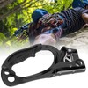Outdoor Mountaineering Climbing Left Hand Rappelling Gear Equipment Rope Clamp