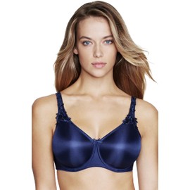 Dominique Mystique Women's Full Figure Comfort Fit Seamless Minimizer Bra #7000 (32A-46H) Medieval Blue
