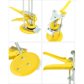 QWORK Tile Locator, Tile Leveling System, 6 Pack Wall Tile Height Regulator Locator, Adjustable Height 1-10cm, Labor Saving Arm, Heighter Leveler lift, for Building Walls Floor Doors and Cabinet